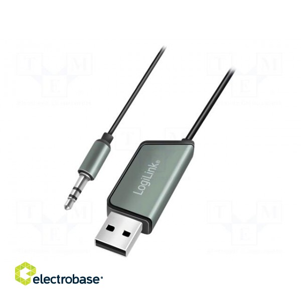 FM transmitter | Jack 3,5mm 3pin plug | black | Bluetooth 5.3 | 8m image 2