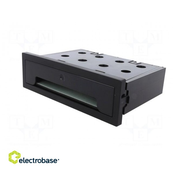 Inductance charger | black | 5W | Mounting: push-in | W: 188mm | H: 51mm paveikslėlis 2