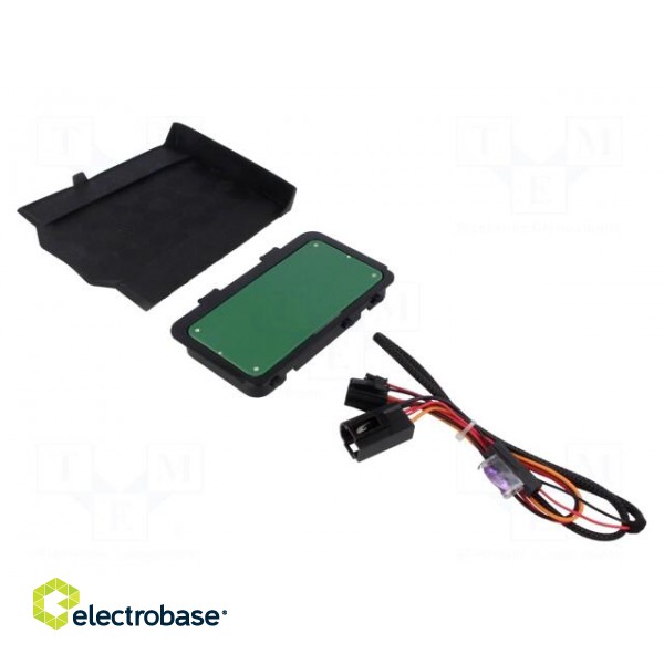 Inductance charger | VW | black | 15W | Mounting: assembly hole