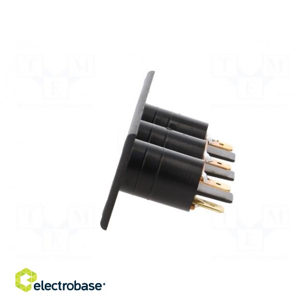 Car lighter socket | car lighter mini socket x3 | 16A | black image 4