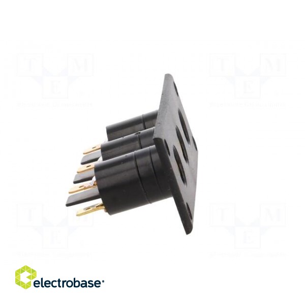 Car lighter socket | car lighter mini socket x3 | 16A | black image 8