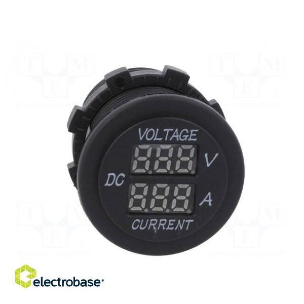 Voltmeter | Sup.volt: 5÷30VDC | I DC: 1÷15A | black | red paveikslėlis 9