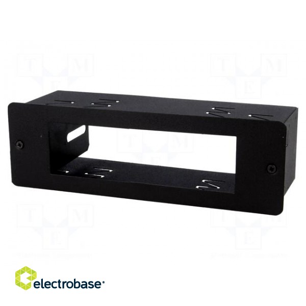 Mounting half frame for CB radio | M-tech | with center hole image 1