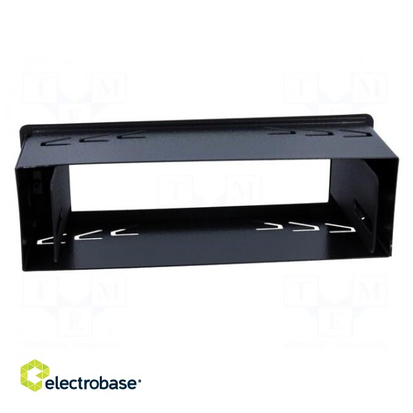 Mounting half frame for CB radio | with center hole | 141x37mm image 5