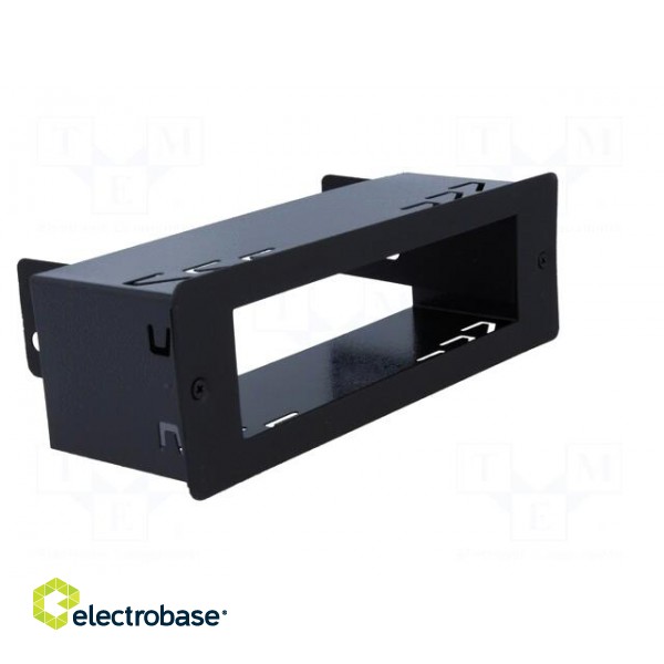 Mounting half frame for CB radio | with center hole | 141x37mm image 8