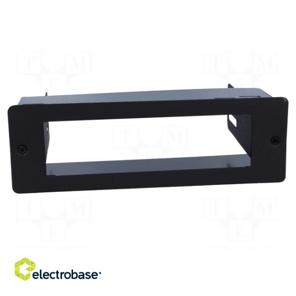 Mounting half frame for CB radio | with center hole | 141x37mm image 9
