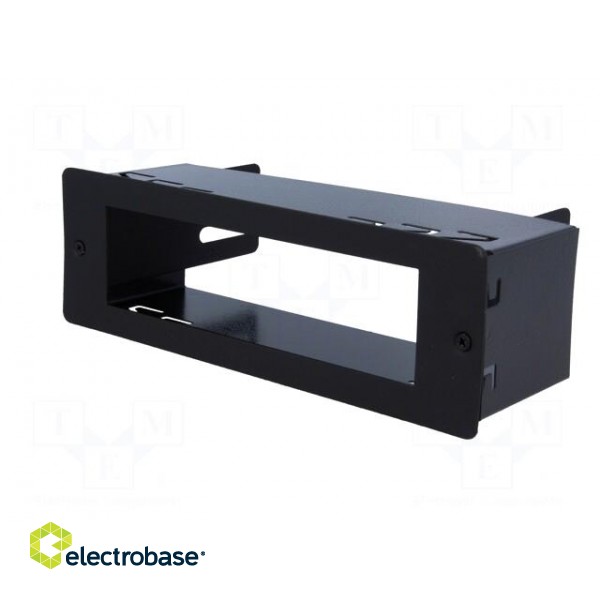 Mounting half frame for CB radio | with center hole | 141x37mm image 2