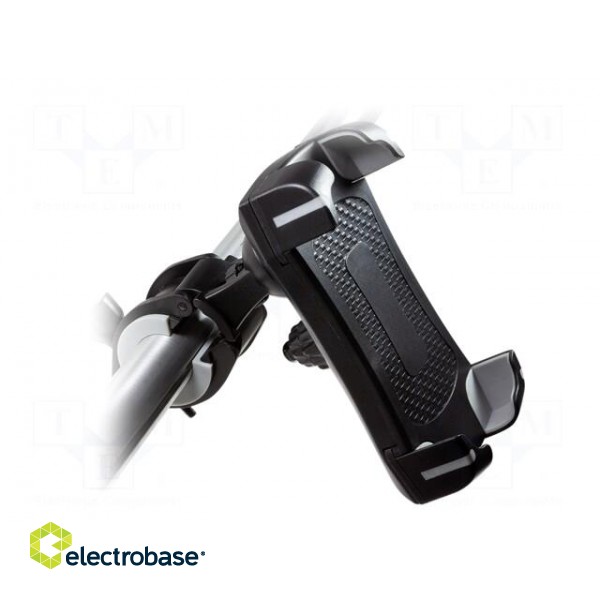 Bike holder | black | on bike handlebars | Size: 60-90mm image 6