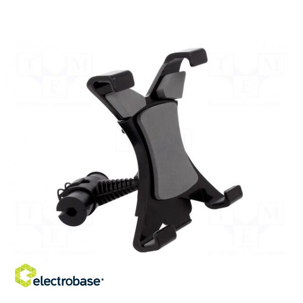 Car holder | black | for headrest | Size: 7.0"-10.1" paveikslėlis 8