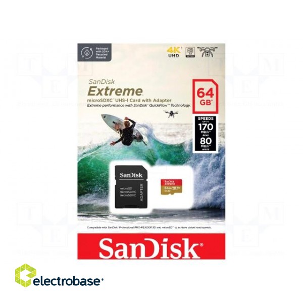 Memory card | Extreme,A2 Specification | microSDXC | R: 170MB/s