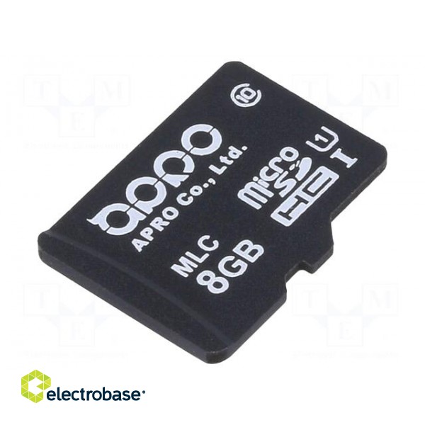 Memory card | industrial | microSDHC,MLC | 8GB | -40÷85°C | PHANES-F
