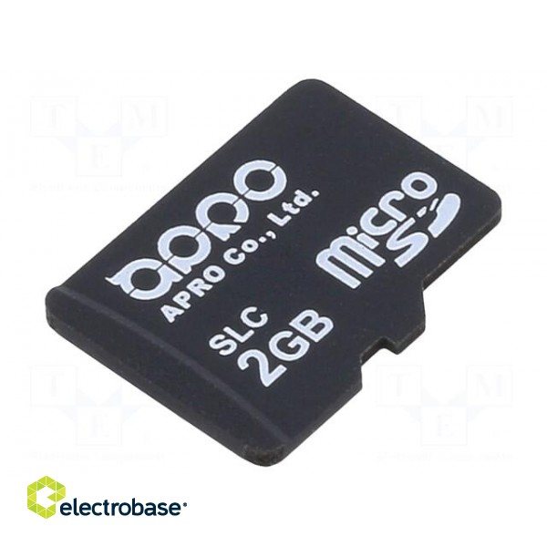 Memory card | industrial | microSDHC,SLC | 2GB | -40÷85°C | PHANES-F