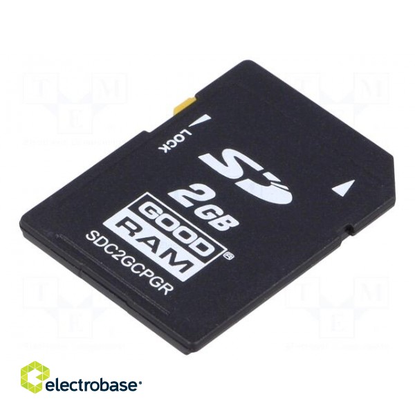 Memory card | industrial | SD,pSLC | 2GB | Class 6 | 0÷70°C image 1