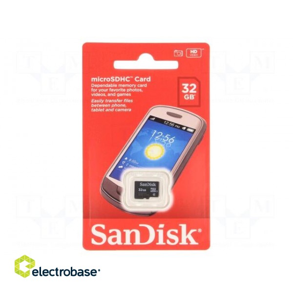 Memory card | microSDHC | Class 4 | 32GB image 1