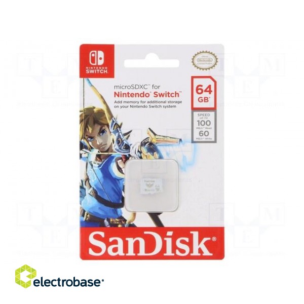 Memory card | Nintendo Switch | SD XC Micro | 64GB | Read: 100MB/s