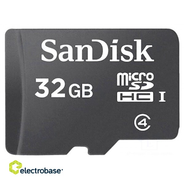 Memory card | SD HC Micro | 32GB | Class 4 paveikslėlis 2