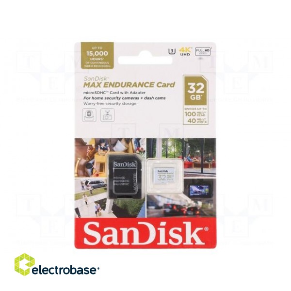 Memory card | to video recorders | microSDHC | R: 100MB/s | W: 40MB/s