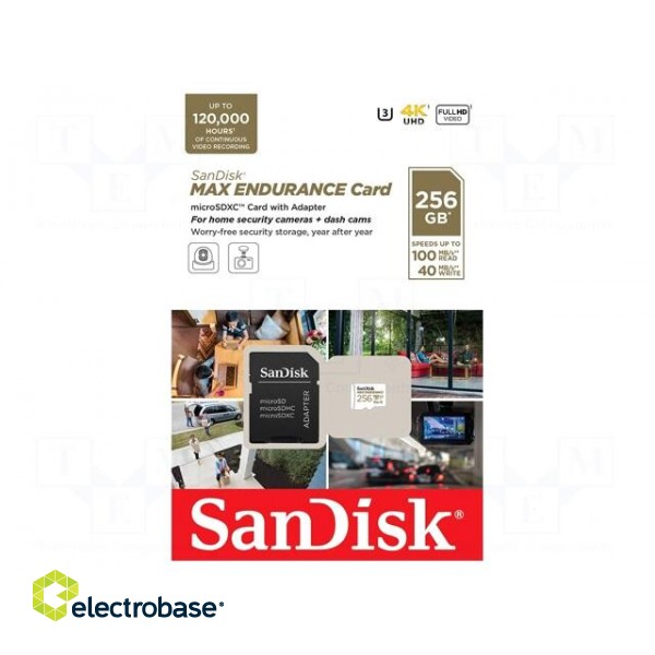 Memory card | to video recorders | microSDXC | R: 100MB/s | W: 40MB/s