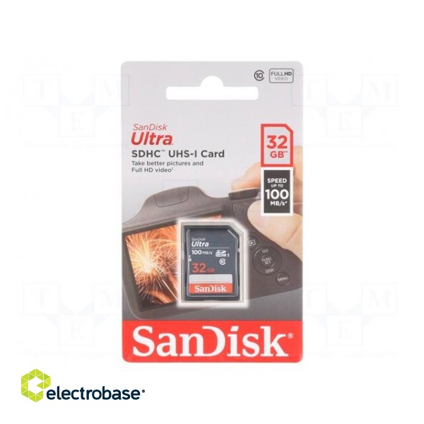 Memory card | Ultra | SDHC | R: 100MB/s | Class 10 UHS U1 | 32GB
