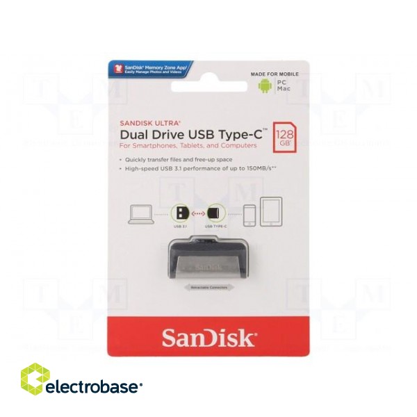 Pendrive | OTG,USB 3.1 | 128GB | R: 150MB/s | Ultra Dual OTG
