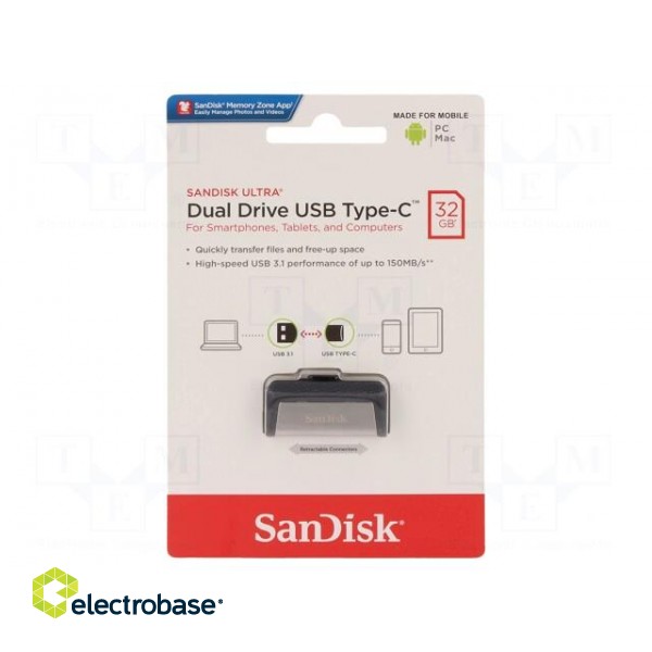 Pendrive | OTG,USB 3.0 | 32GB | 150MB/s | USB A,USB C | Ultra Dual OTG