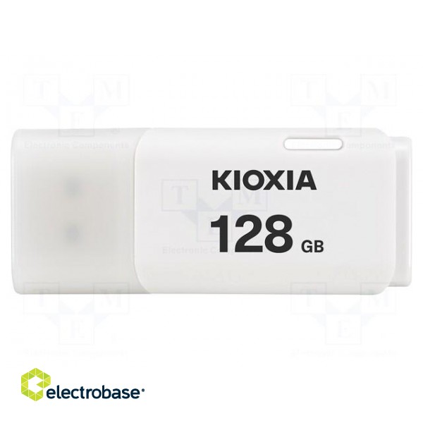 Pendrive | USB 2.0 | 128GB | HAYABUSA | white | USB A paveikslėlis 2