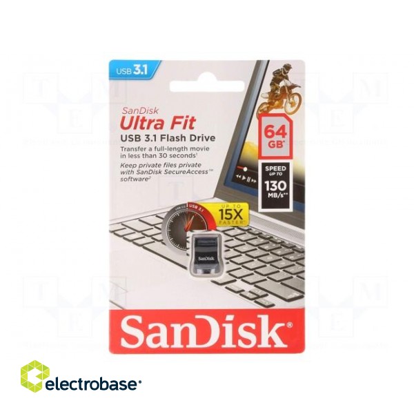 Pendrive | USB 3.0 | 64GB | 130MB/s | ULTRA FIT