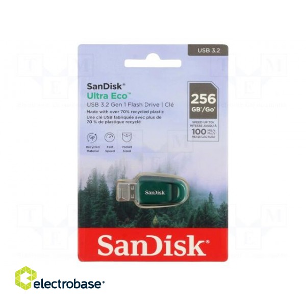 Pendrive | USB 3.2 | 256GB | R: 100MB/s | USB A | ULTRA ECO
