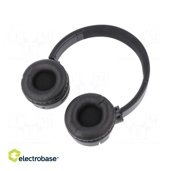 Bluetooth headphones with microphone | black | 0.02÷22kHz | 32Ω paveikslėlis 4