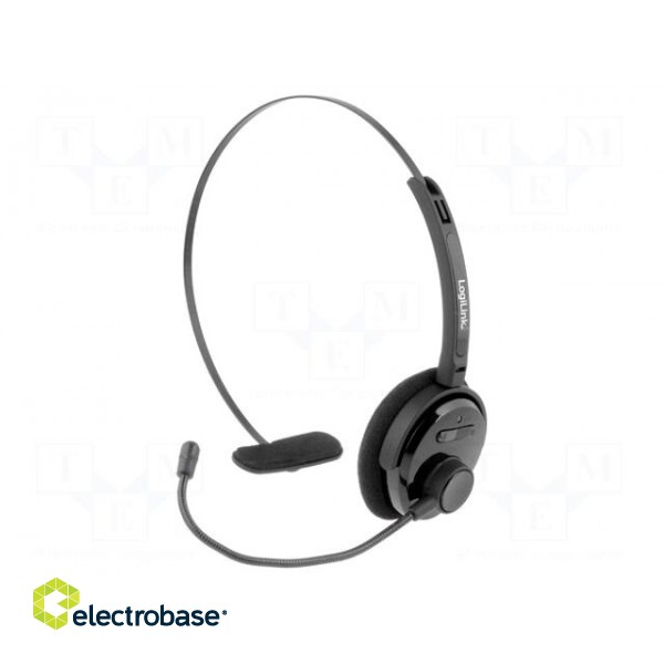 Headphones with microphone | black | Bluetooth 3.0 EDR,wireless