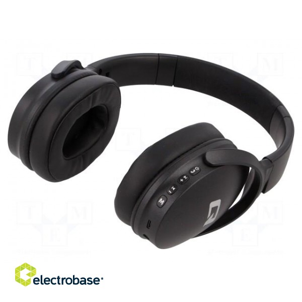 Wireless headphones with microphone | black | 20Hz÷22kHz | 64Ω фото 4