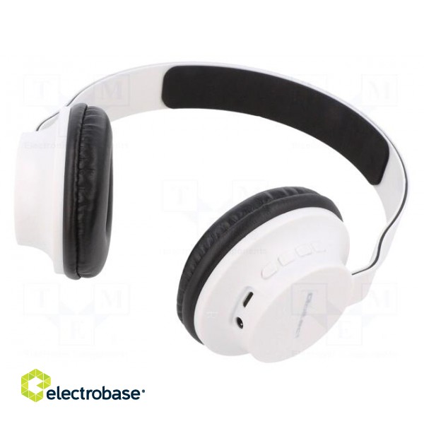 Wireless headphones with microphone | white | 20÷22000Hz | 10m | 32Ω фото 2