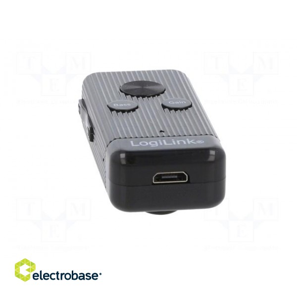 BT receiver | black | Jack 3,5mm,microSD,USB B micro | 10m | 300mAh image 9