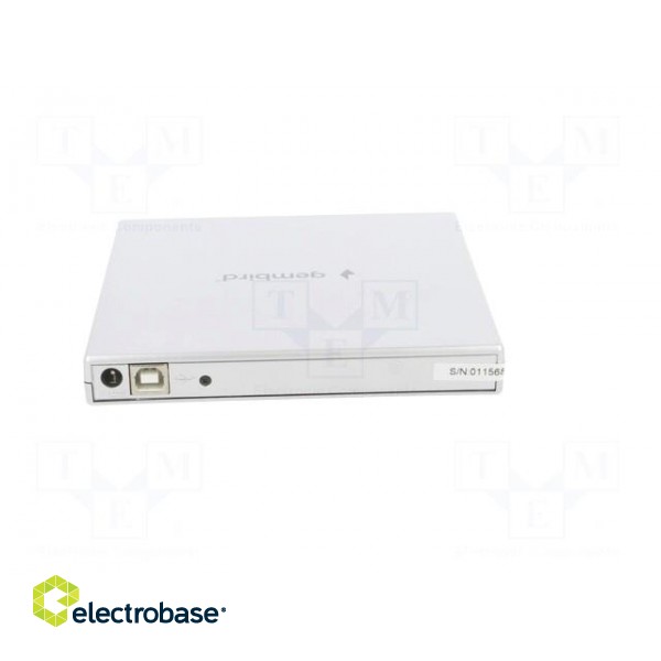 External DVD drive | silver | USB B | USB 2.0 | 140x140x14mm image 5