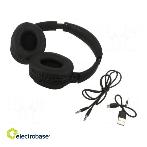 Headphones | black | Bluetooth 5.0 +JL,headphones | 32Ω | 5h image 1