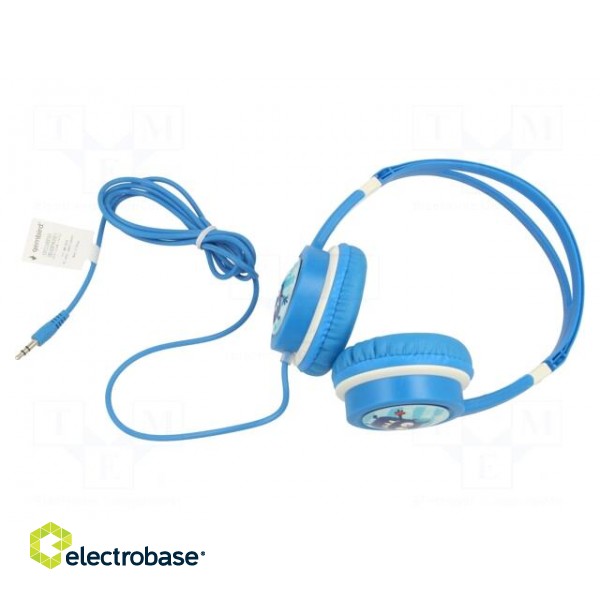 Headphones | blue | Jack 3,5mm | headphones | 1.2m | 85dB