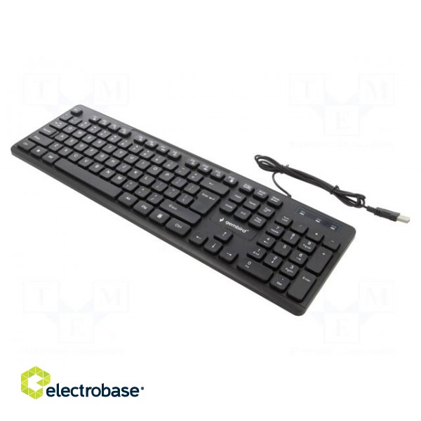 Keyboard | black | USB A | wired,US layout | 1.4m