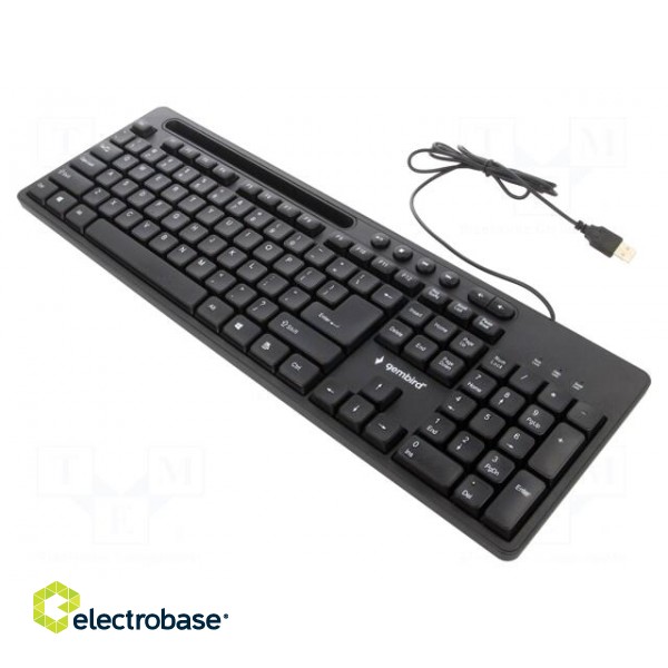 Keyboard | black | USB A | wired,US layout | 1.5m