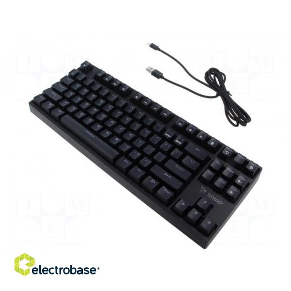 Keyboard | black | USB A,USB C | Features: mechanical keyboard,RGB