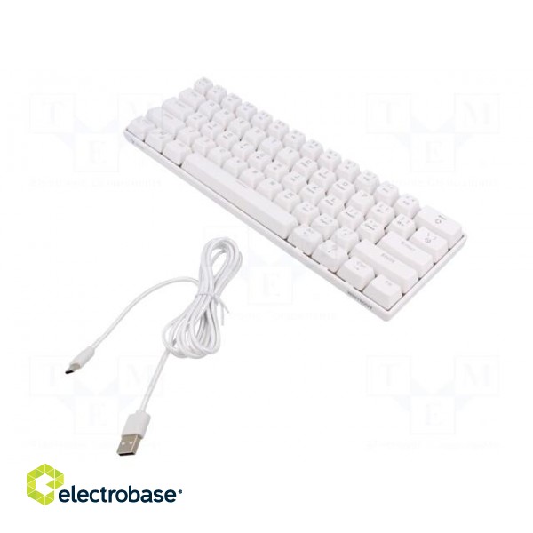 Keyboard | white | USB C | wired,US layout | 1.8m
