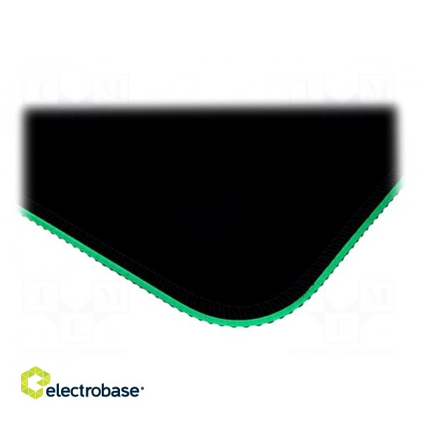 Mouse pad | black | Features: with LED | 350x260mm image 4