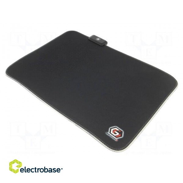 Mouse pad | black | Features: with LED | Len: 1.5m image 1