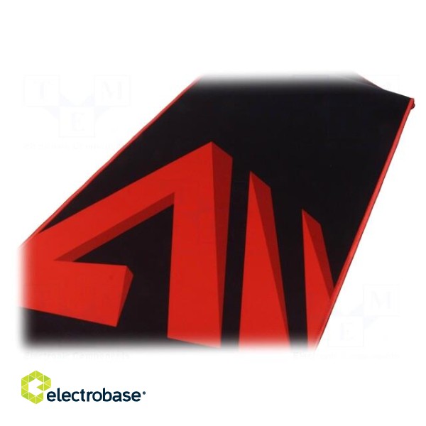 Mouse pad | black,red | 1000x500x3mm