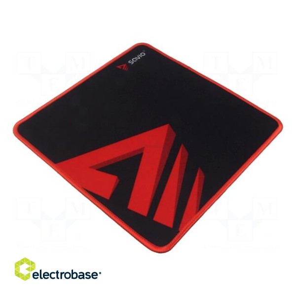 Mouse pad | black,red | 250x250x2mm