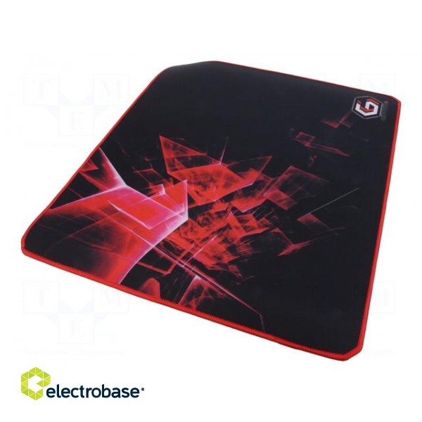 Mouse pad | black,red | 400x450x3mm
