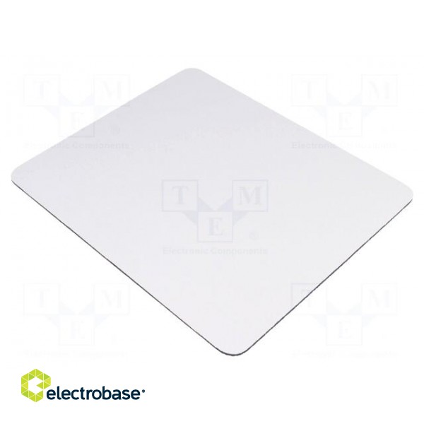Mouse pad | white | Features: labelling-friendly surface image 1