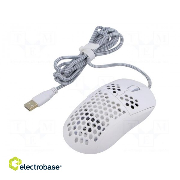 Optical mouse | white,red | USB A | wireless,wired | 1.8m | 600mAh | 6h