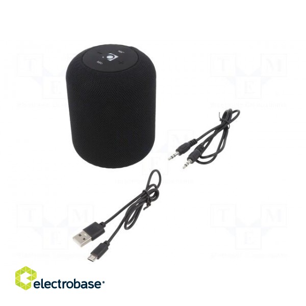 Speaker | black | Jack 3,5mm,microSD,USB B micro | Bluetooth 5.0