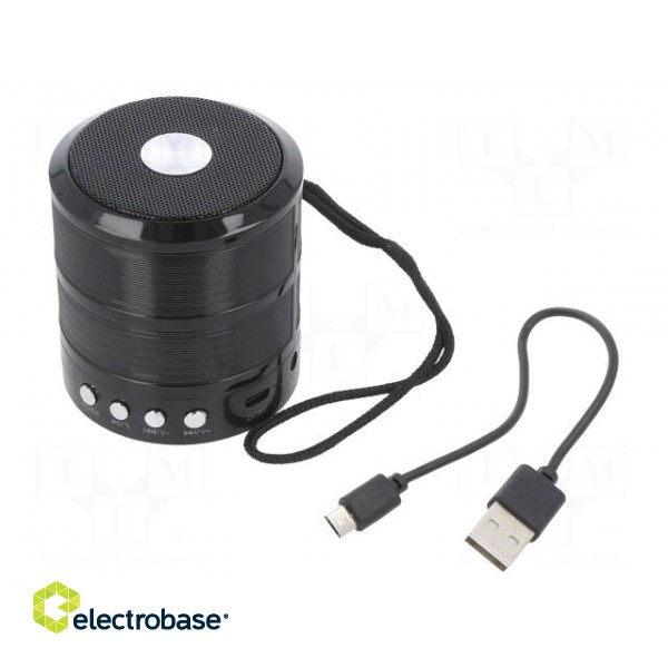 Speaker | black | microSD,USB B micro | Bluetooth 2.1 EDR | 10m | 3h