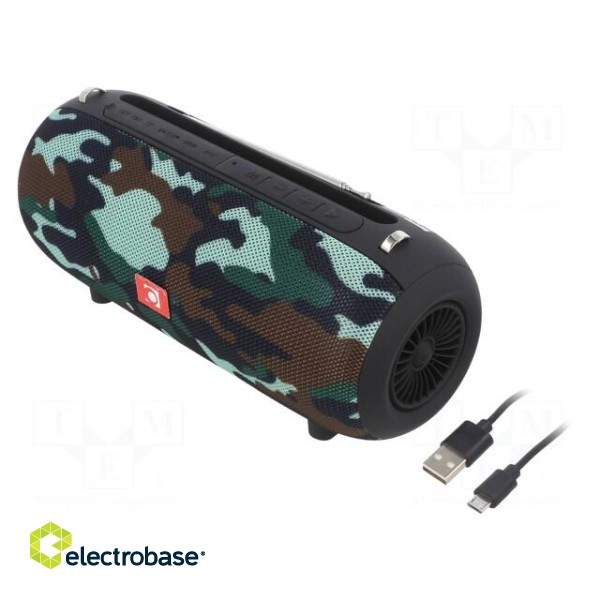 Speaker | camo | Jack 3,5mm,microSD,USB B micro | Bluetooth 5.1